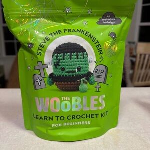 The Woobles Frankenstein Crochet Kit - Green